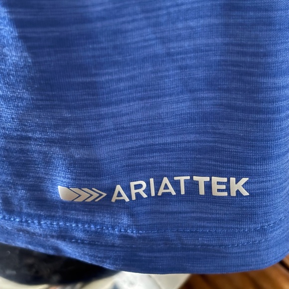 Ariat Women's Short Sleeve Blue Tee - Picture 5 of 5